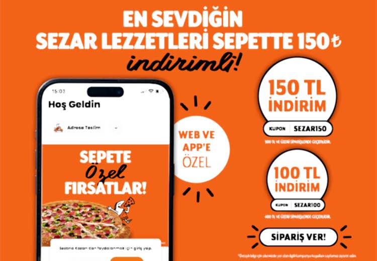 Sepette 150 TL İndirim Kampanyası